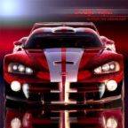 väldigt snygg dodge viper