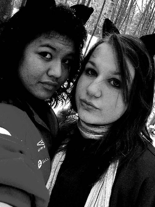 Mary och mej i vintras