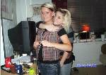Elin & jag. KLAPP PÅ ROMPAN :D