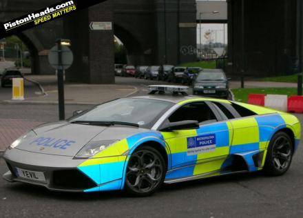 lamborghini murcielago lp640 police