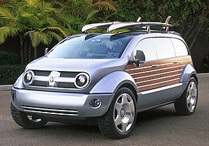 Dodge Kahuna
Som en glosögd korsning mellan en radio och en lunchlåda. Vad ska man ha en sån här till, annat än att se fenomenalt löjlig ut i? Nåja, fantasifulla är de ju, amerikanerna.