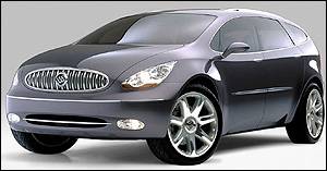 Buick Centieme Concept
Denna tvålliknande konceptbil ser ut som en avdankad filmstjärna som har gjort så många ansiktslyftningar att ögonvrårna hamnat strax framför öronen, och bröstvårtorna på halsen. Akta dig bara när stygnen släpper baktill - då faller allt av, framåt, och så ser bilen plötsligt ut som en blodhund.