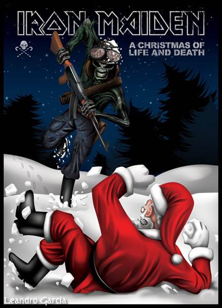 Fin Jul Bild med Iron Maiden ;)