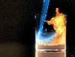 Riktigt cool drink, förmodligen Photoshop verk