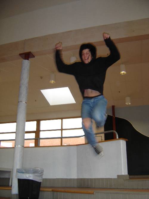 running from the school police