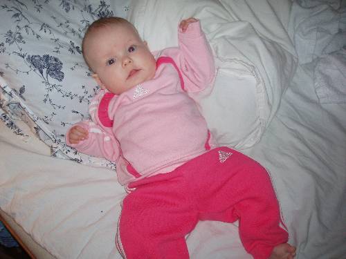 Linnéa i sin Adidas dress.