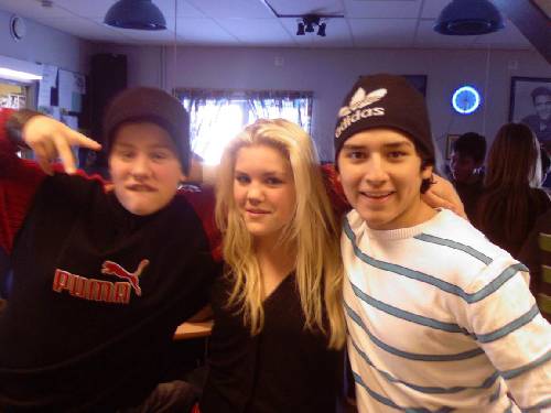 björn,fanny och jag :P