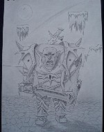 en orc jag ritat själv.