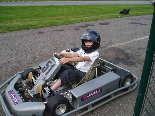 DET E JAG NÄR JAG ÅKER GOKART