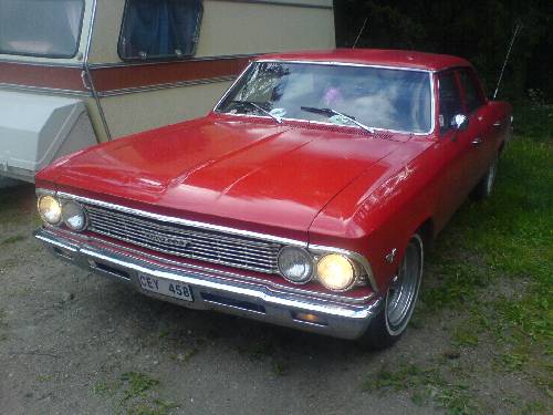 Min brors bil, har fått kört den ett par gånger dock, finns fan inget bättre än en amerikansk bil med V8a