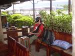 Flygplatsen i Thailand.. mitt ansikte såg konstigt ut ;D