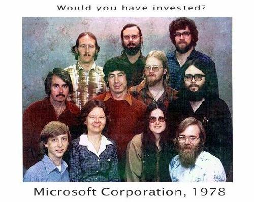 Ja, skulle du ha investerat i Microsoft 1978?