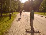 Slottskogen, ja å pontan