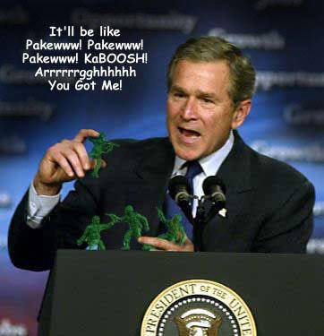 Bush har tråkigt