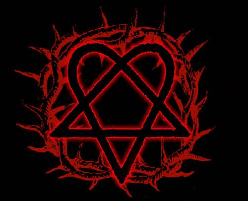 HIM HEARTAGRAM thornwreath
