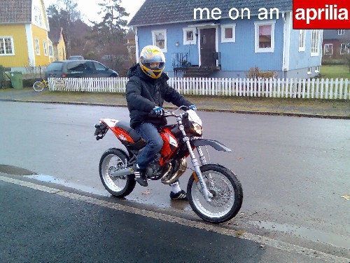 jag på aprilia