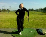 spelar golf ;D