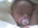 Min dotter sover:P