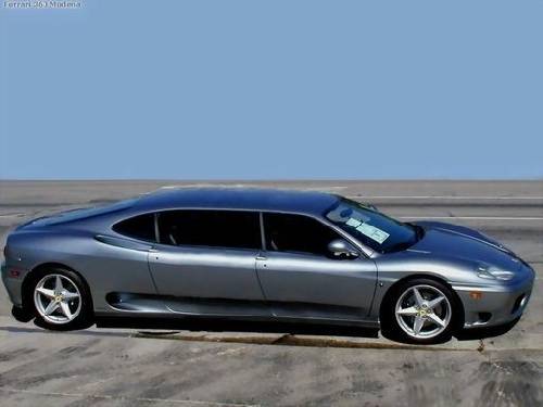 skit snygg ferrari limousine.