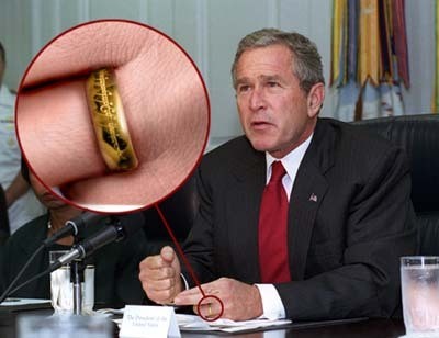Frodo misslyckades Bush har ringen...