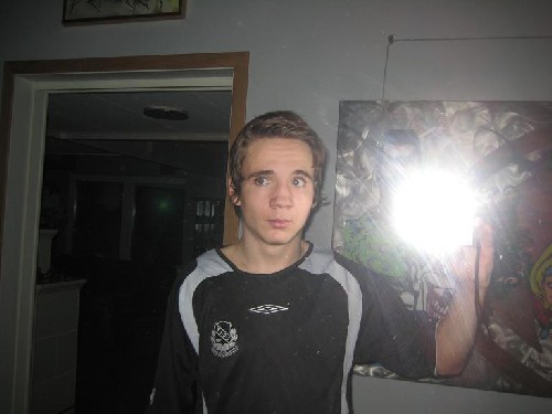 Jag innan man skall till fotbollen:)
