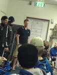 från mitt hockey läger i leksand nä sedin kom in