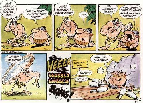 Herman möter Tarzan.