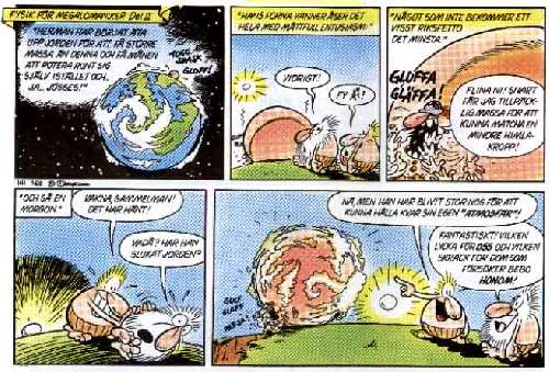 Herman får en atmosfär.