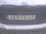 Ett av många skumma regnr på bilar :P