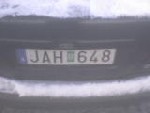 Ett av många skumma regnr på bilar :P
