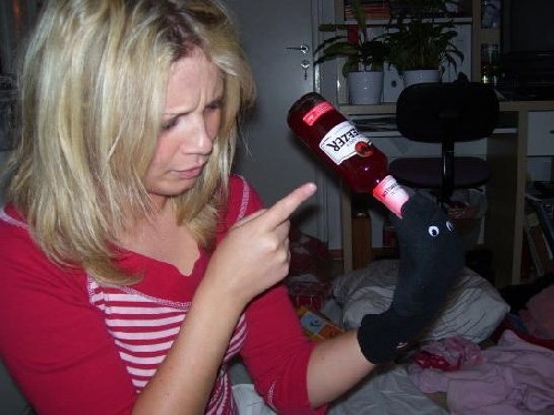 Nono! Inte alkohol så här dags! ( Hade typ redan druckit 5 st ) xD
