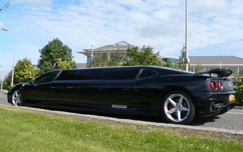 Detta ser man inte så ofta, Ferrari Limousine Xd