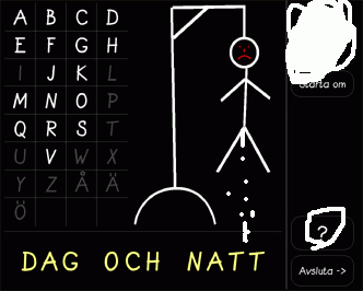 jag måste på toa innnan jag blir hängd!!!