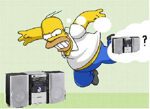 homer är go men dum:D