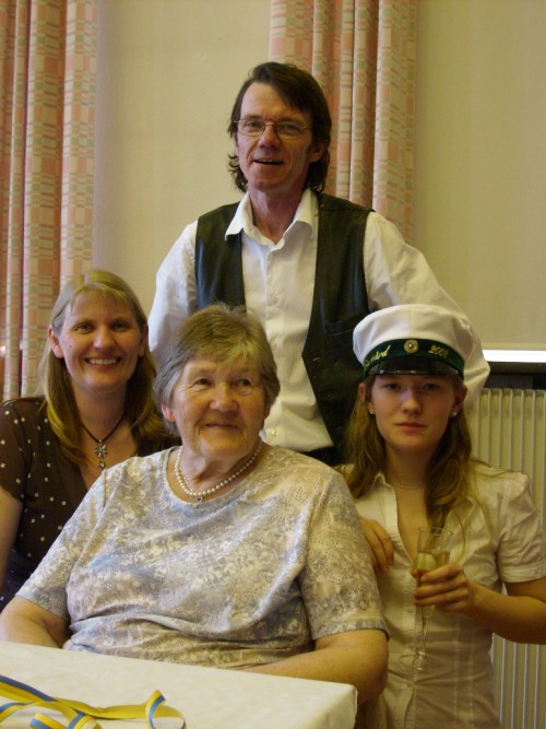 Jag, mamma, pappa och mormor