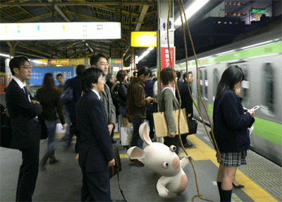 hehehe rabbid go undercover