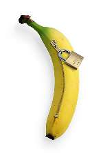 Nu kommer ingen åt min banan. hehe