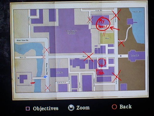 Karta på Silent hill Homecoming, Ps3