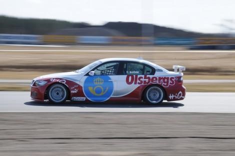 Thed Björk med sin nya Stcc bil.