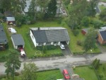 Bild jag tog över mitt hus.