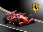 Kimi i sin ferrari -07