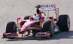 Felipe Massa med den nya F1 bilen