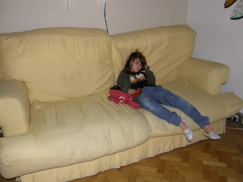 min syrra digga soffan på film muse'et  :)