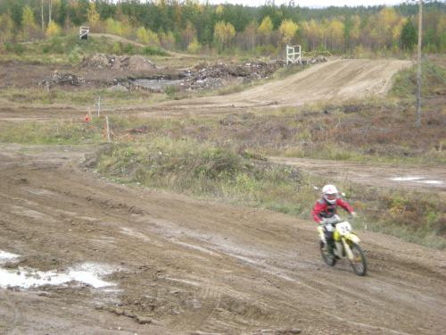 När jag åker cross ! =)