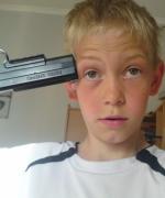 Bild av gangsterman