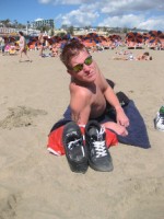 - På grand canaria stranden playa del inglés