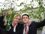 I nyköping med min kusin på hans student