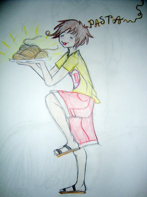 Italy från Hetalia.. :o Pasta~