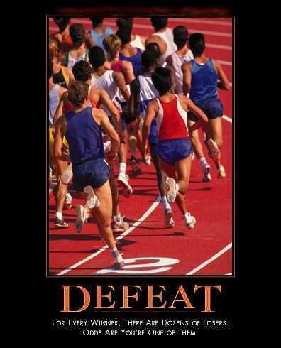 For every winner, there are dozens of lossers. Odds are you're one of them