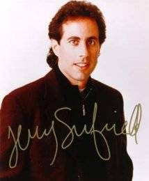 Jerry Seinfeld, king of comedy.